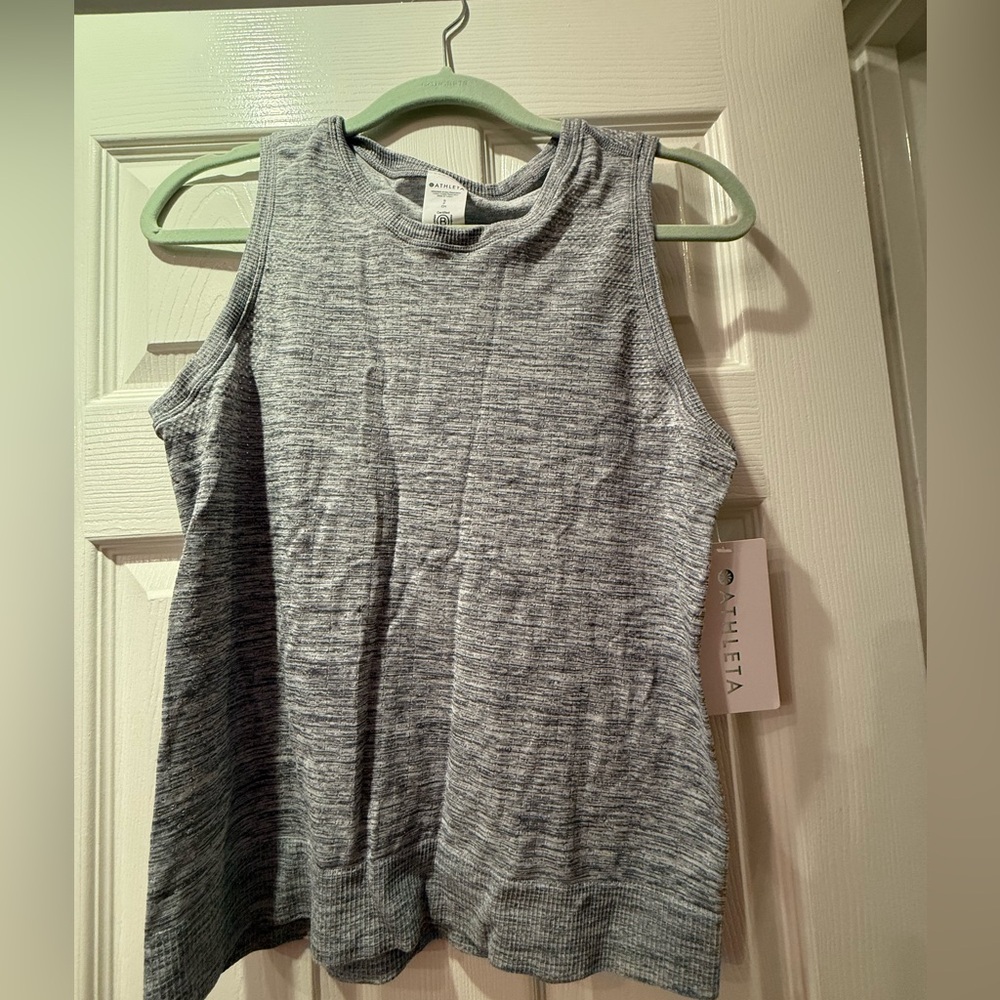 Athleta In Motion Seamless Heather Tank
